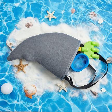 12 Pcs Halloween Shark Fin Costume Accessory Gray Props Easy to Wear Accessories for Adults Christmas Cosplay Supplies.