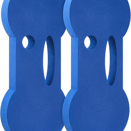 2 Packs Water Exercise Discs Hand Held Weight Equipment Pool for Adults Aerobics Resistance Training, Blue.