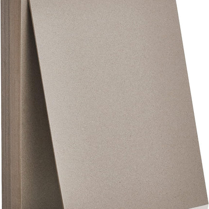 20 Pcs Book Board, Binders Board Chipboard Designer Bookboard Kraft Heavy Duty Sheets Bookbinding Supplies for Binding Cover (Gray, 7 x 5 Inch 50PT) Gray 50PT.
