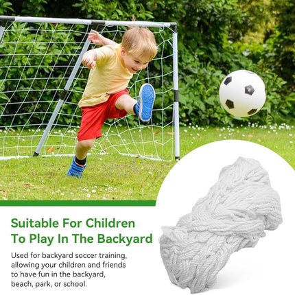 Soccer Net 8x6, for Replacement Football Goal Netting High Impact Sports Practice Barrier Adults and Youth Practice, 8 X 6 Ft.
