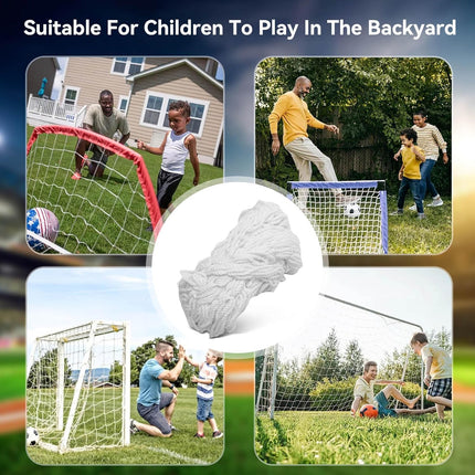 Soccer Net 8x6, for Replacement Football Goal Netting High Impact Sports Practice Barrier Adults and Youth Practice, 8 X 6 Ft.