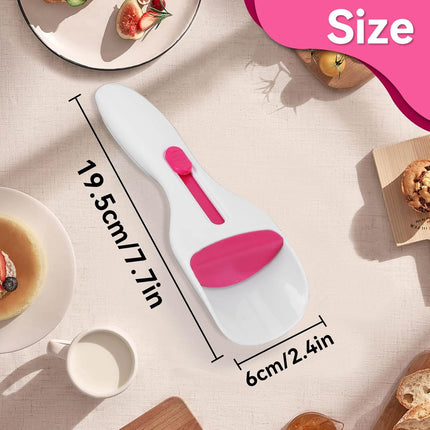 Cupcake Batter Scoop, Scoop Dispenser Sliding Button Baking Cake Dispensing Spoon for Baking, Pastry & Decorating.