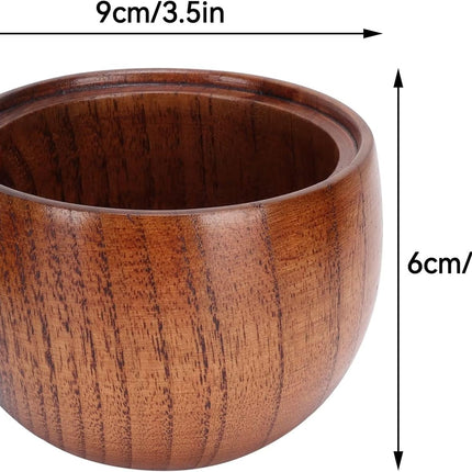 2 Pack Sugar Bowl with Lid and Spoon, Coffee Container Set Wooden Condiment Pot Decorative Storage Seasoning for Bar Table, Kitchen, Countertop.