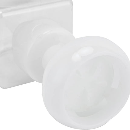 Foaming Hand Soap Dispenser, 250ml Flower Dispenser Shape Refillable Foam Pump Bottle Reusable Plastic Portable Liquid Container for Bathroom (Transparent).