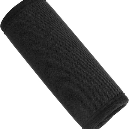 Luggage Handle Wrap, Outdoor Wrap Identifier Colorful Soft Grip Cover Travel Accessories for Camping (Black) Black.