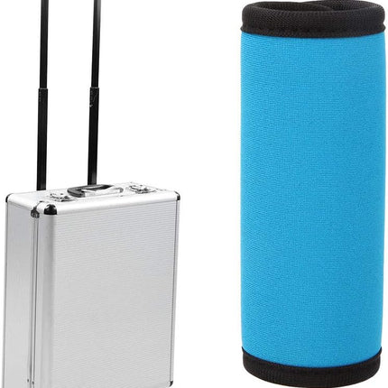 Luggage Handle Wrap, Outdoor Wrap Identifier Colorful Soft Grip Cover Travel Accessories for Camping (Blue).