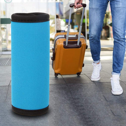 Luggage Handle Wrap, Outdoor Wrap Identifier Colorful Soft Grip Cover Travel Accessories for Camping (Blue).