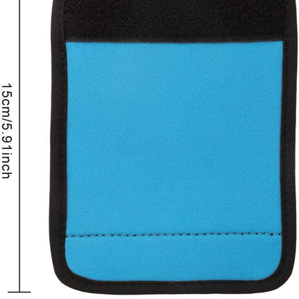 Luggage Handle Wrap, Outdoor Wrap Identifier Colorful Soft Grip Cover Travel Accessories for Camping (Blue).