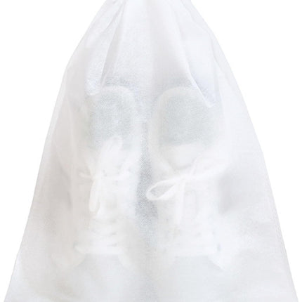 Clear Shoe Bag, Shoes Drawstring Bag Storage Protector Travel Covers for Packing(Middle).