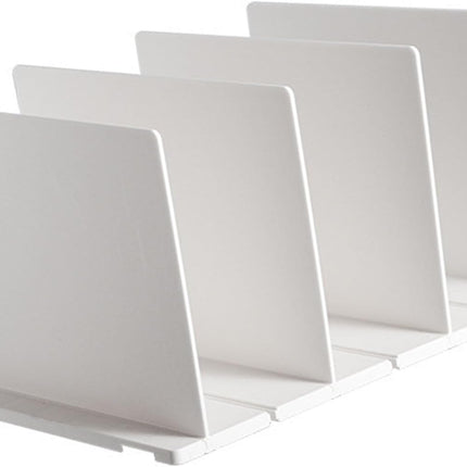Shelf Divider for Closet, White Purse Organizer Adjustable Storage Handbag Organizers Closets Bookshelf Separator Dividers.