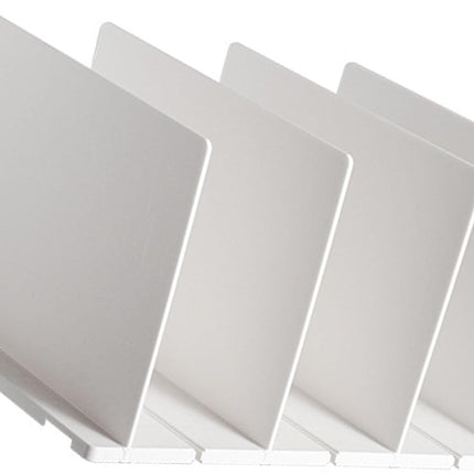 Shelf Divider for Closet, White Purse Organizer Adjustable Storage Handbag Organizers Closets Bookshelf Separator Dividers.
