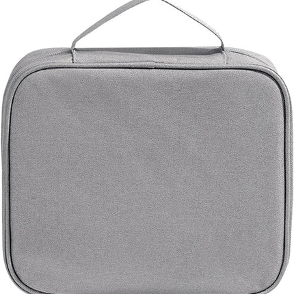Travel Toiletry Bag for Women, Cosmetic Man Gray Makeup Portable Case Large Capacity Organizer Pouch Make Up Business Trips.
