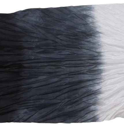 Dance Fan, 1 Pair Long Fan Belly Fans Folding Performance Classical (Black).