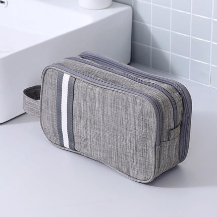 Travel Toiletry Bag, Organizer Mens Bag Dopp Kit Bathroom Shaving Portable Makeup Bags for Accessories(27*10*16cm).