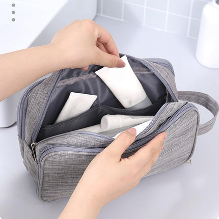 Travel Toiletry Bag, Organizer Mens Bag Dopp Kit Bathroom Shaving Portable Makeup Bags for Accessories(27*10*16cm).