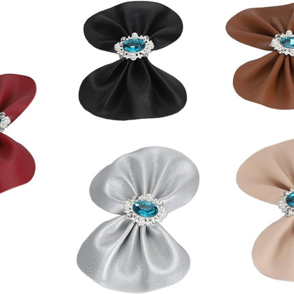 10Pcs Bow Shoe Clips, Charms for Women Decorations Clips Bowknot Hat Dress Shoes Clip Decoration DIY Wedding Party.