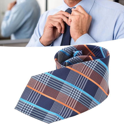Mens Ties, Silk Neckties for Men Classic Style Neck Tie Wedding Party Meeting, Approx 57.5in Long 3.1in Wide.
