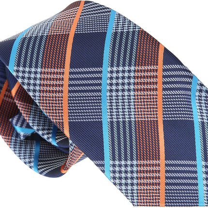 Mens Ties, Silk Neckties for Men Classic Style Neck Tie Wedding Party Meeting, Approx 57.5in Long 3.1in Wide.