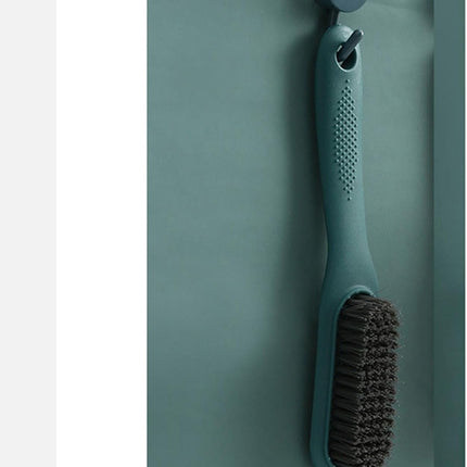 Shoe Brush, Cleaning Brush Nylon Long Handle Portable Washing Soft Bristle for Shoes Clothes.