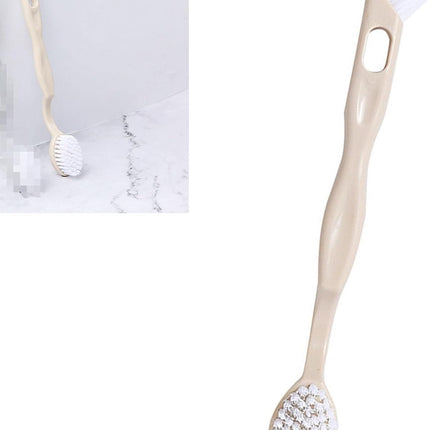 Sneaker Cleaner Brush, Multi Functional Shoe Brush Double Sided Washing Plastic Scrub for Stains (beige).