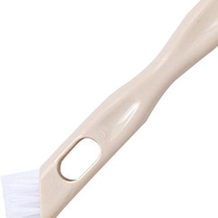 Sneaker Cleaner Brush, Multi Functional Shoe Brush Double Sided Washing Plastic Scrub for Stains (beige).