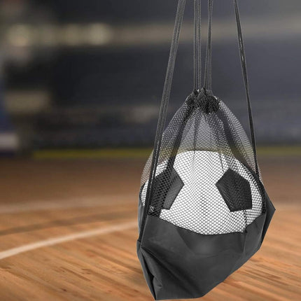 Heavy Duty Mesh Drawstring Bag for Soccer Ball, Oxford Cloth Sports Ball Storage Backpack Multifunction Gym Equipment Bags Volleyball Football.