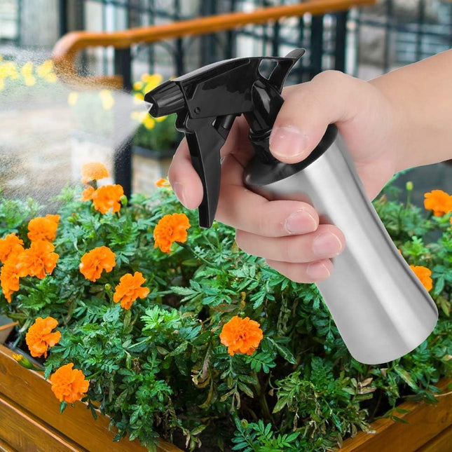 Fine Mist Plant Mister,250ML Mister Spray Bottle Stainless Steel Sprayer,Small Watering Can Pot Private Flower Water.