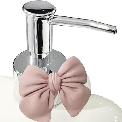 Hand Soap Dispenser,Cloud Dispenser,Ceramic Decorative Pump Refillable Dispensers for Kitchen and Bathroom(B).
