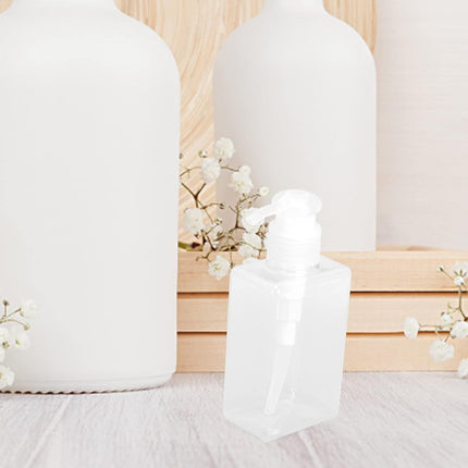 3Pcs Travel Bottle, 150ml Pump Bottle Lotion Dispenser, Clear Reusable Body Wash Container Bottles Empty Liquid Hand Soap Containers Plastic Press For Kitchen Bathroom.