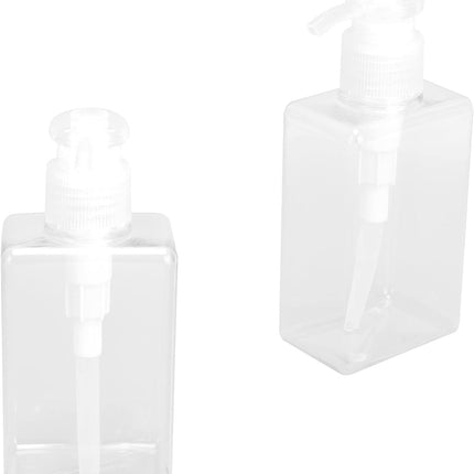 3Pcs Travel Bottle, 150ml Pump Bottle Lotion Dispenser, Clear Reusable Body Wash Container Bottles Empty Liquid Hand Soap Containers Plastic Press For Kitchen Bathroom.