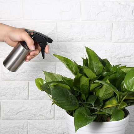 Stainless Steel Spray Bottle,Fine Mist Sprayer Empty Refillable Container for Kitchen Bathroom or Plants Water Sprayer(350ML) multi.
