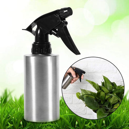 Stainless Steel Spray Bottle,Fine Mist Sprayer Empty Refillable Container for Kitchen Bathroom or Plants Water Sprayer(350ML) multi.