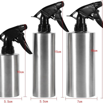 Stainless Steel Spray Bottle,Fine Mist Sprayer Empty Refillable Container for Kitchen Bathroom or Plants Water Sprayer(350ML) multi.