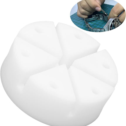 Watch Band Bracelet Holder,Watch Strap Removal Holder Block Links Repair Tool Round Shape for Repairing.