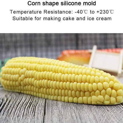 3D Corn Silicone Mold, Baking Molds Dessert Mould Shaped Candle for Mousse Cake, Pastry, Chocolate, Soap.