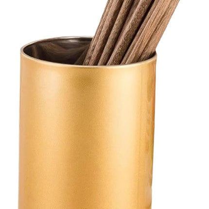 Utensil Holder, Stainless Steel Flatware Storage Basket Gold Silverware Drainer Drying Rack Caddy Organizer for Forks Knives Spoons Chopsticks.
