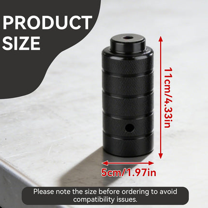 2PCS Steel Bike Pegs, Anti Skid Lead Foot Bicycle Peg Mini Cycling Rear Stunt 1.97 x 4.33in for Mountain.