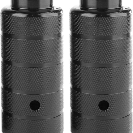 2PCS Steel Bike Pegs, Anti Skid Lead Foot Bicycle Peg Mini Cycling Rear Stunt 1.97 x 4.33in for Mountain.