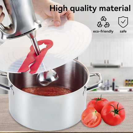 12 Inch Mixing Bowl Splatter Guard, Silicone Hand Mixer Shield Splash Guard Anti Cover for Baking & Cooking.