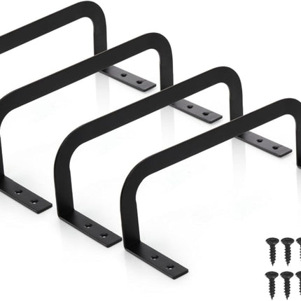 4 Pcs Mattress Retainer Bar, Metal Slide Stopper, Non Slip Holder in Place Gripper, Thicken Bed Frame Gaskets to Prevent Sliding, Stabilizer Baffle for Bedroom.