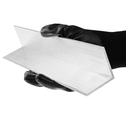 4 Pack Aluminum Angle 6061, 2" x 2"x 1/8" Stock, Bars 12" Length, 90-Degree Angled Extrusion, T5 Temper Mill for Moulding Structural Construction.