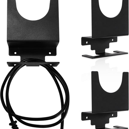 4 Pack Angle Grinder Holder, Wall Mount Bracket for 5 inch Grinder, Polisher Storage Rack Stand with Cord Hook, Garage Tool Hanger Grinders Impact Wrench Cutters Waxing Machines.