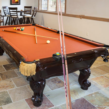3 Holes Pool Cue Holder, Portable Weighted Stick Non-slip Rest for Table, Mini Billiard Rack with Chalk Holder.