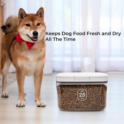 94 OZ/2.8L Laundry Pods Container, One-Press Lid Powder Holder Dispenser, Clear PET Detergent Sheet Organizer with Measuring Cup for Booster Beads, Dryer Balls, Flour, Pet Food.