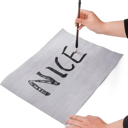 30 Pack Water Drawing Writing Cloth, Reusable Chinese Calligraphy Practicing Tool, 17x13 Inch Magic Cloth Paper, No Ink Set for Beginners.
