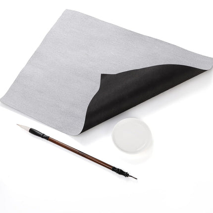 30 Pack Water Drawing Writing Cloth, Reusable Chinese Calligraphy Practicing Tool, 17x13 Inch Magic Cloth Paper, No Ink Set for Beginners.