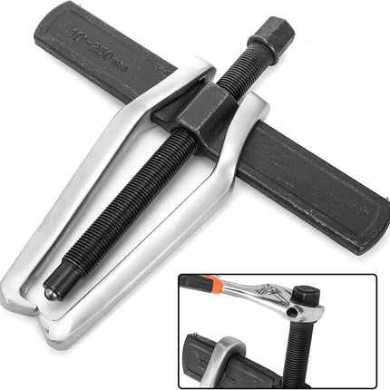 2-Jaw Gear Puller, 10 Inch Two Claws Puller Tool, Adjustable Steel Bearing Pulling Device, Heavy Duty Removal Pulleys, Separate Lifting Device for Flywheel Industrial Use, DIY Projects.