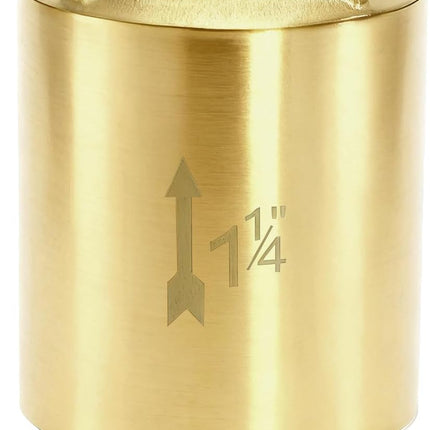 1-1/4 Inch Brass Check Valve, Universal One Way In Line Valves with Backflow Prevention, No Return Female Pipe Thread for Garden Hose Well Pumps Irrigation Systems, 1.25'' FNPT.