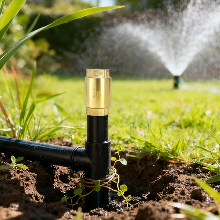 1-1/4 Inch Brass Check Valve, Universal One Way In Line Valves with Backflow Prevention, No Return Female Pipe Thread for Garden Hose Well Pumps Irrigation Systems, 1.25'' FNPT.