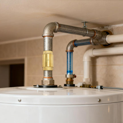 1-1/4 Inch Brass Check Valve, Universal One Way In Line Valves with Backflow Prevention, No Return Female Pipe Thread for Garden Hose Well Pumps Irrigation Systems, 1.25'' FNPT.